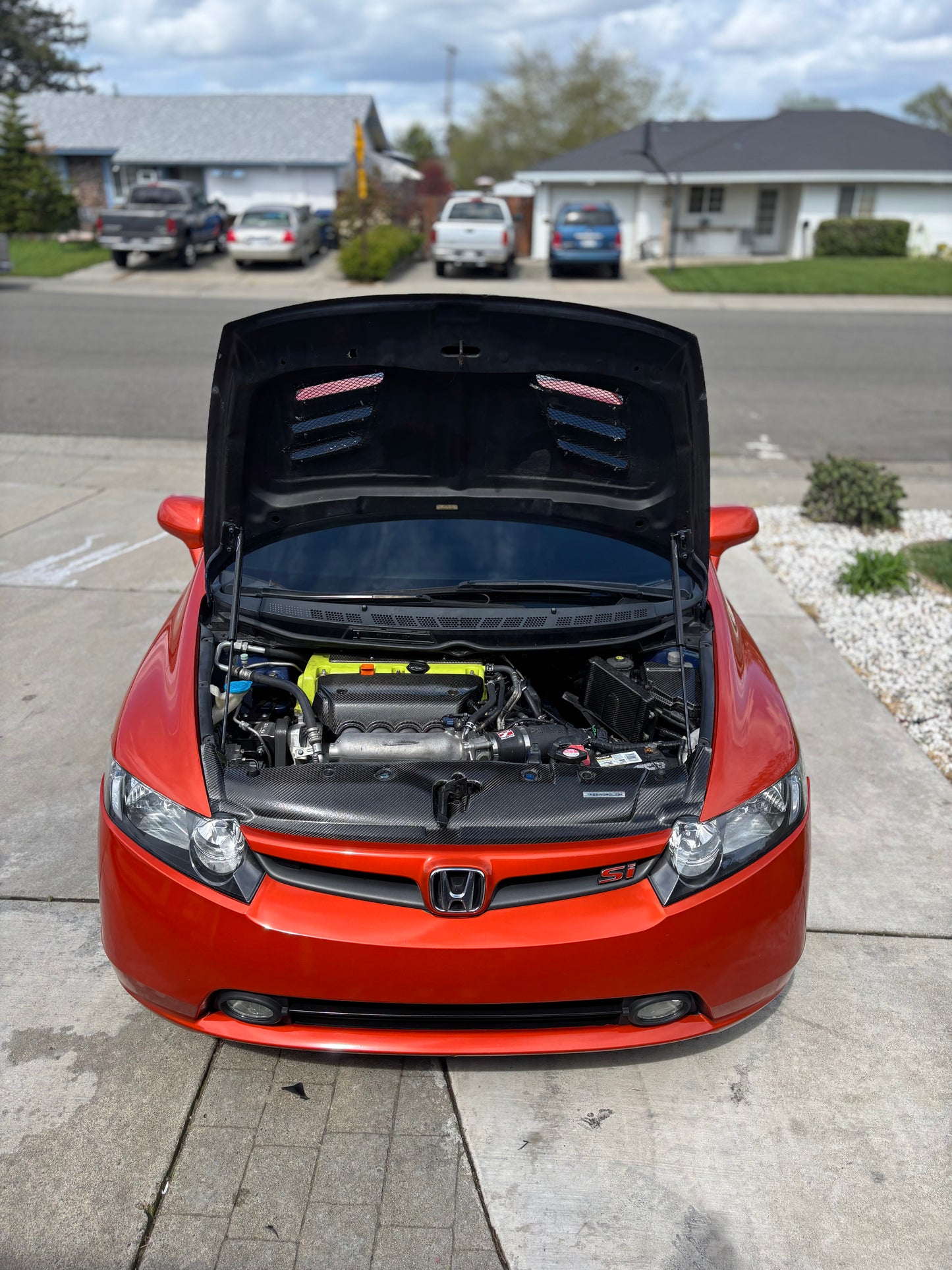 'ThatKidRBM' 8th & 9th Gen Civic Carbon Fiber Hood Struts