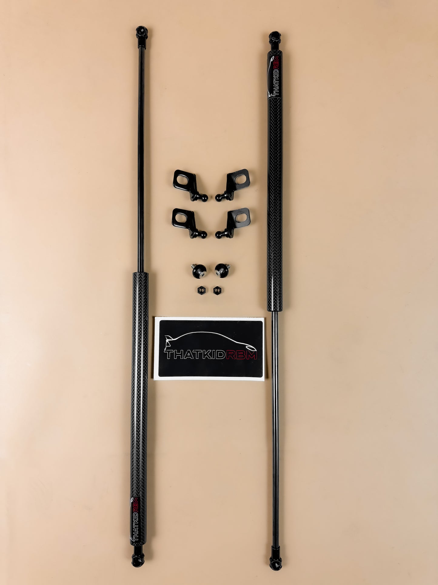 'ThatKidRBM' 8th & 9th Gen Civic Carbon Fiber Hood Struts