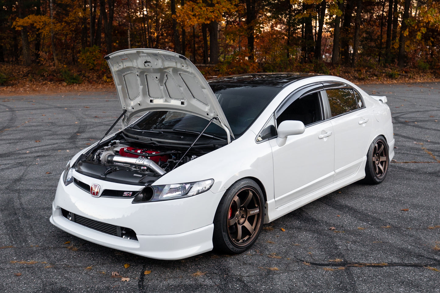 'ThatKidRBM' 8th & 9th Gen Civic Carbon Fiber Hood Struts