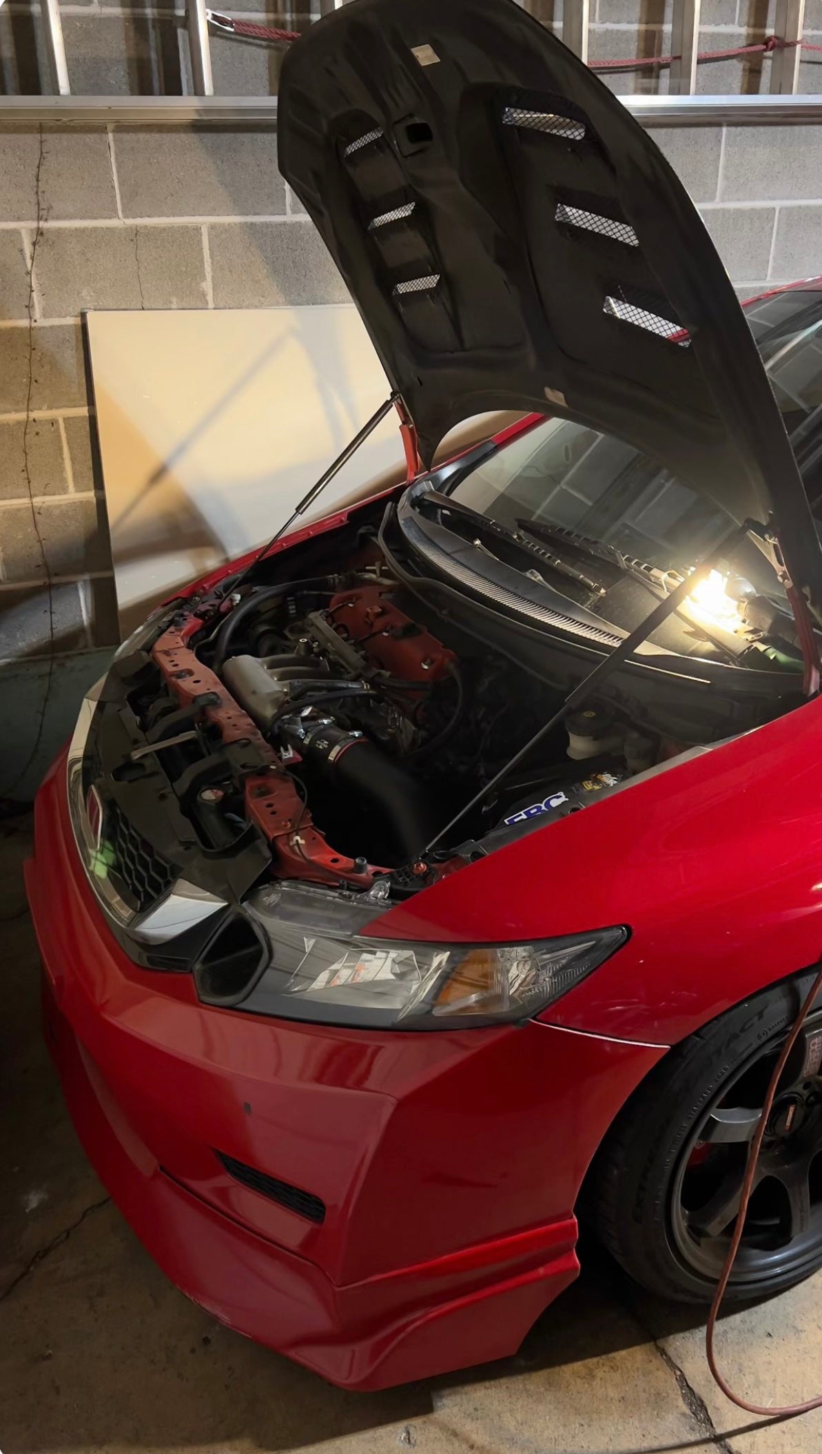 'ThatKidRBM' 8th & 9th Gen Civic Carbon Fiber Hood Struts