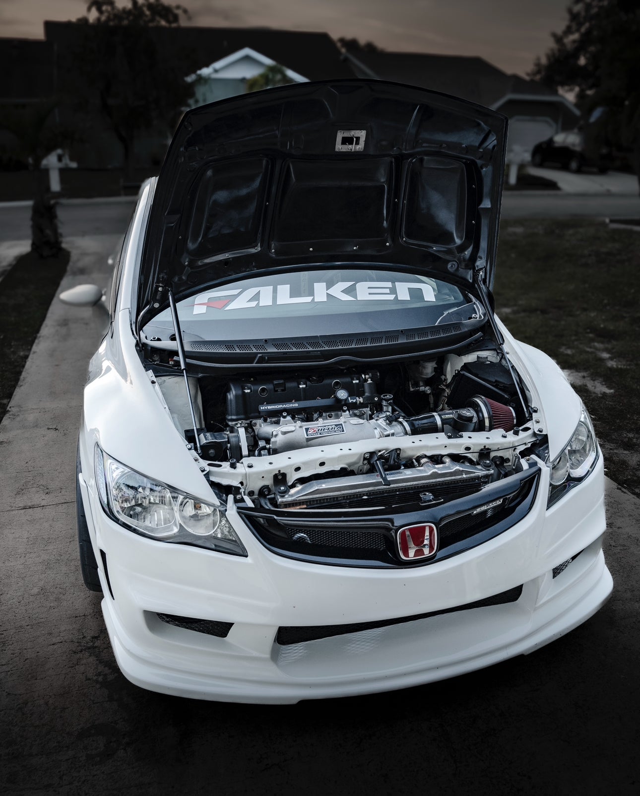 'ThatKidRBM' 8th & 9th Gen Civic Carbon Fiber Hood Struts