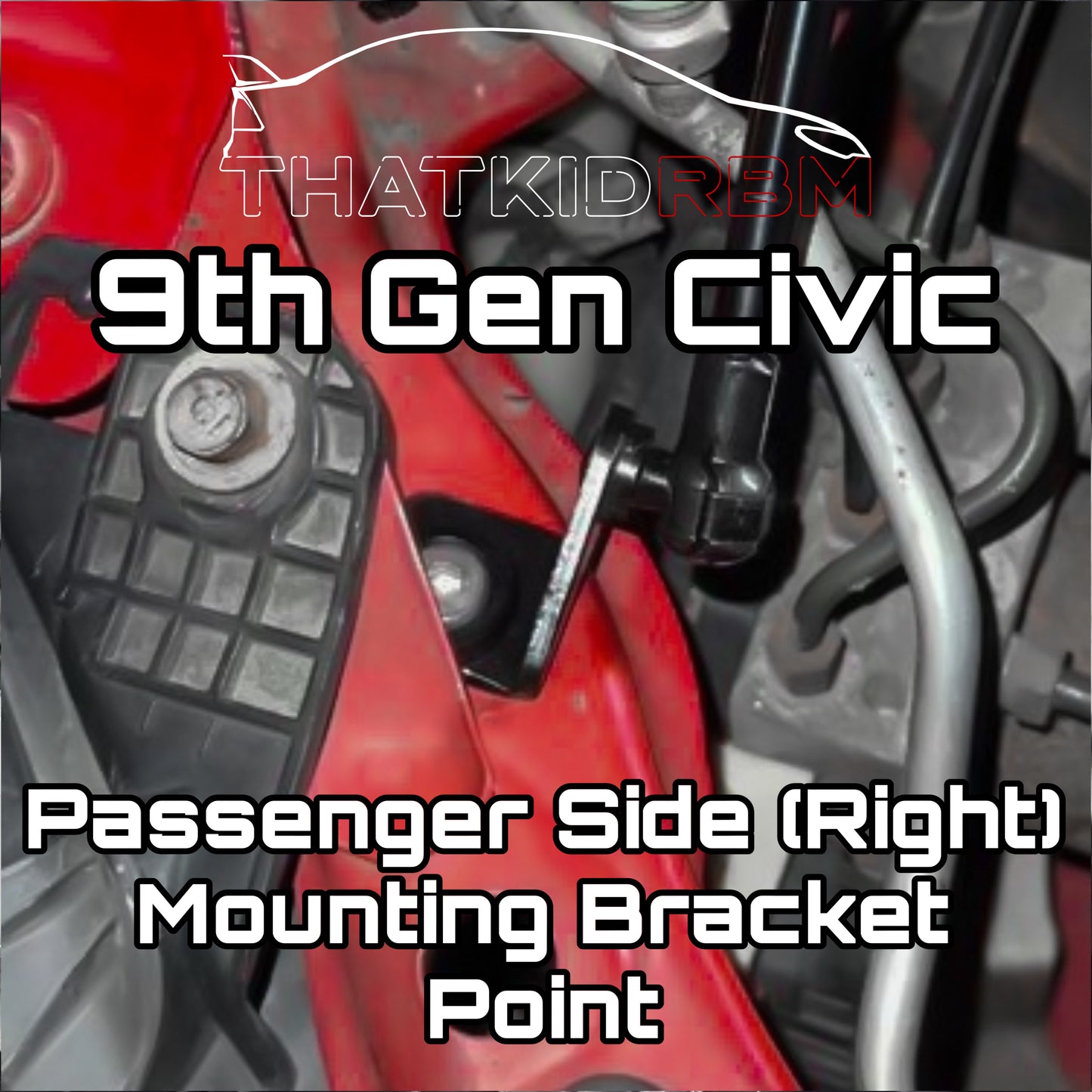 'ThatKidRBM' 8th & 9th Gen Civic Carbon Fiber Hood Struts