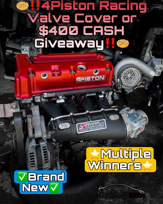 🧇‼️4Piston Racing Valve Cover or $400 CASH Giveaway‼️🧇