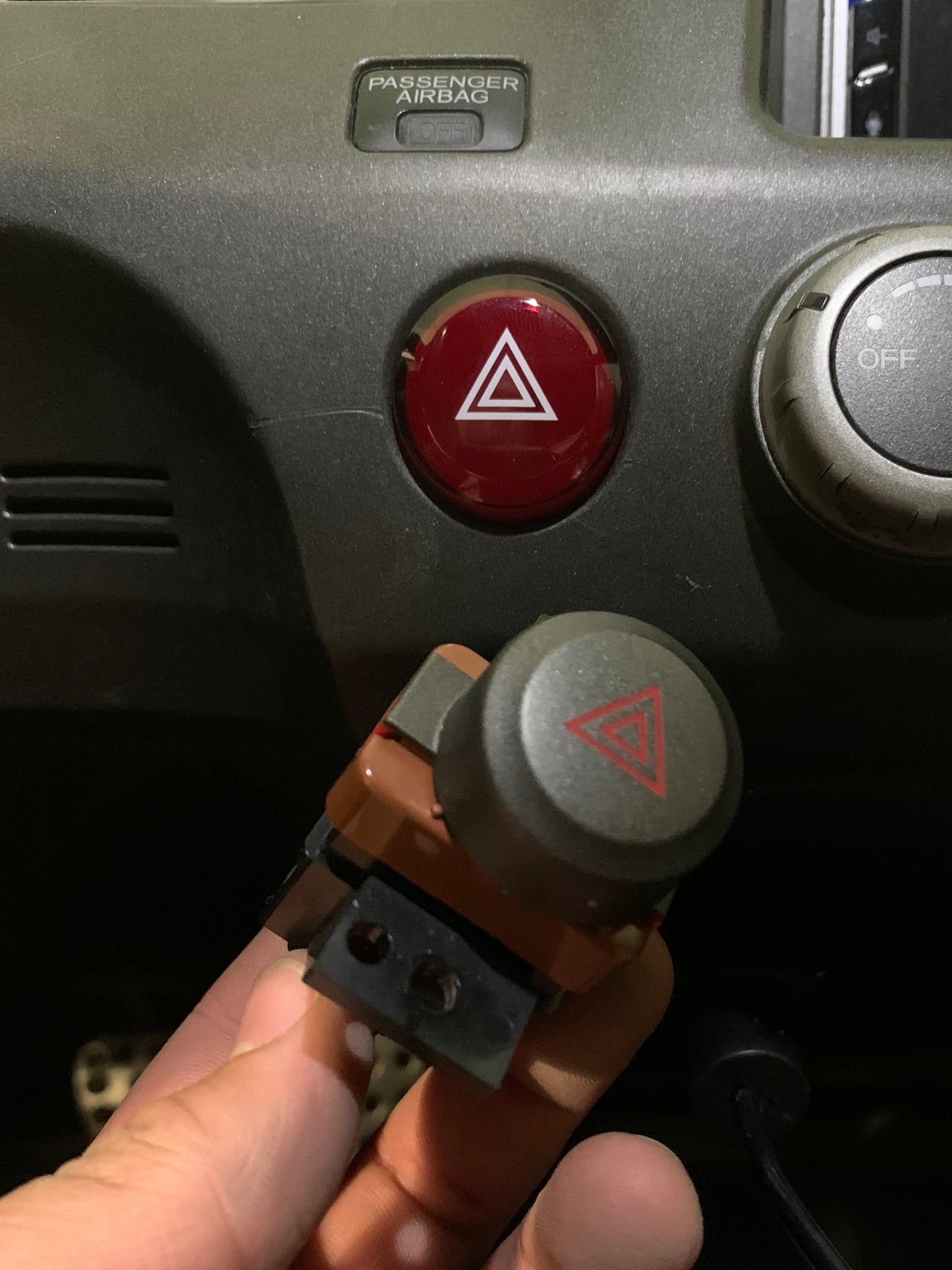 OEM JDM FD2 Type-R Hazard Light Switch Button