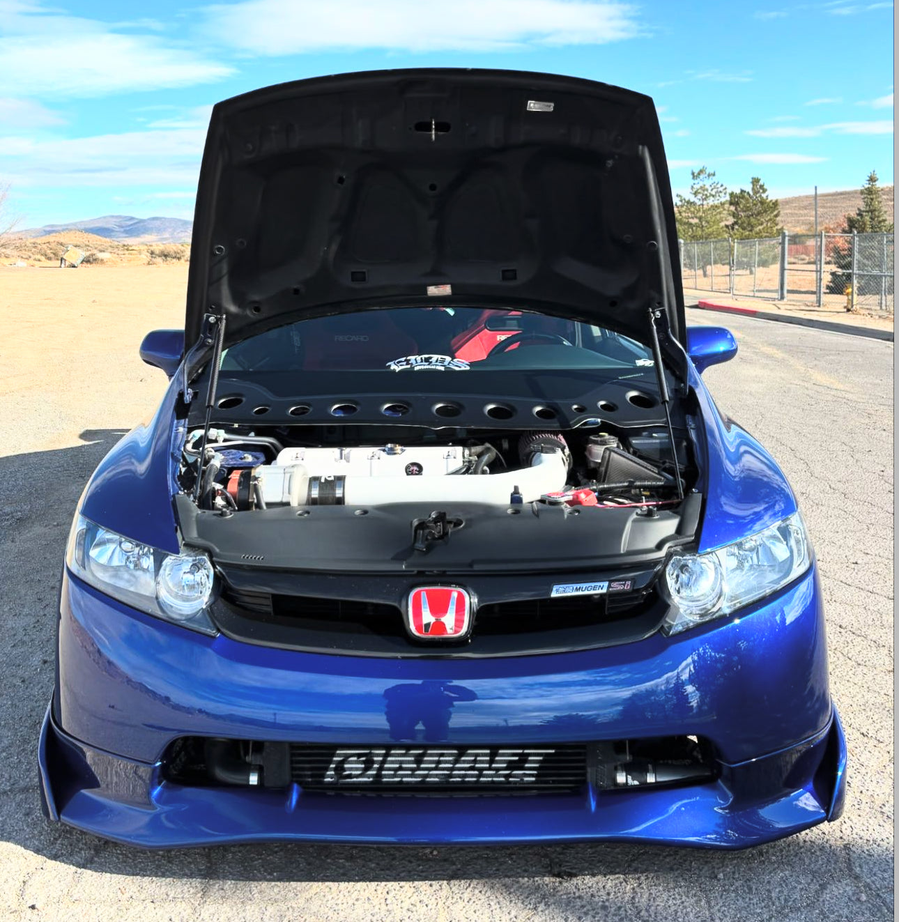 'ThatKidRBM' 8th Gen Civic Carbon Fiber Hood Struts